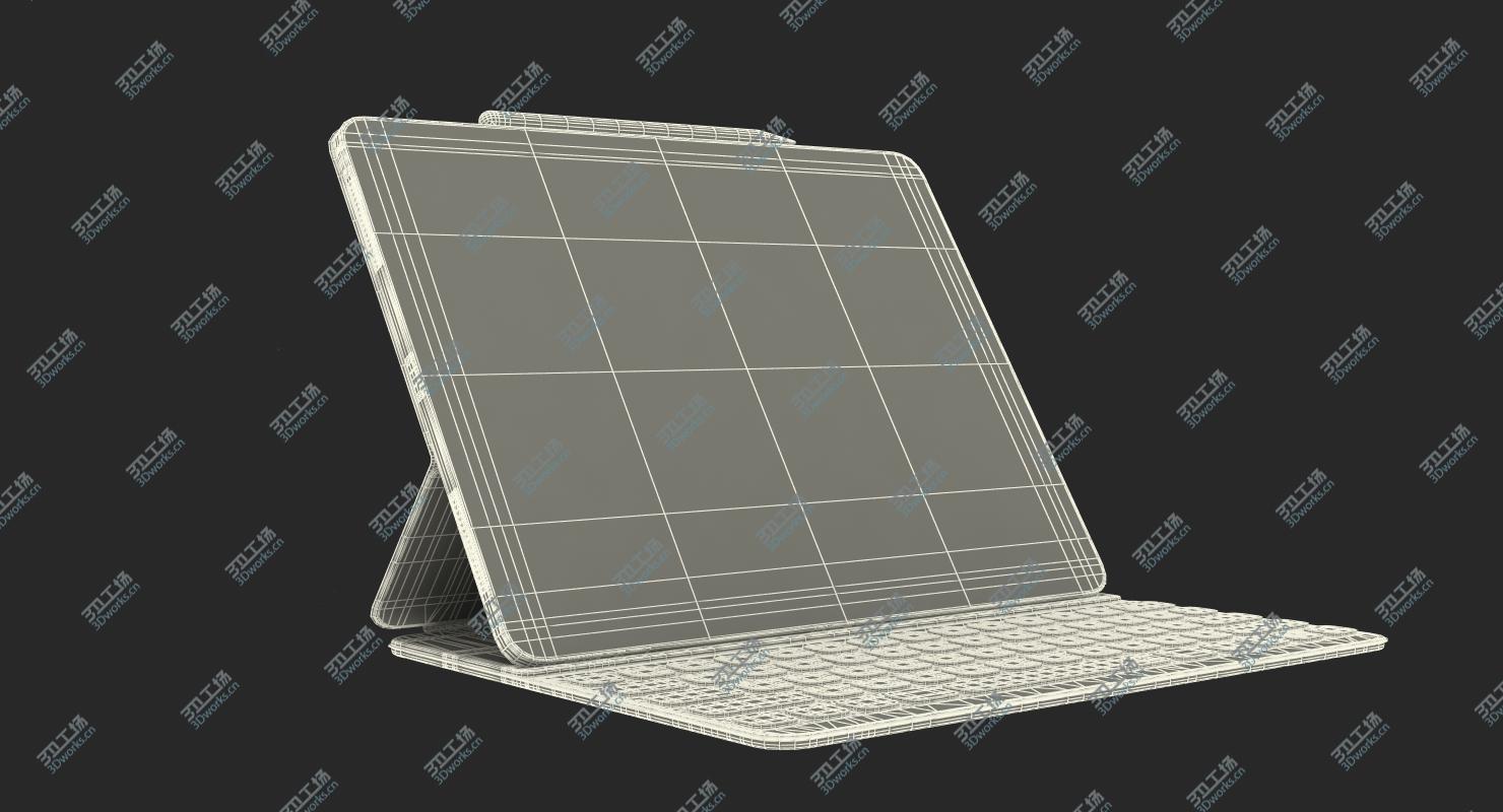 images/goods_img/2021040161/Silver Apple iPad Pro 2019 with Smart Keyboard 3D model/4.jpg